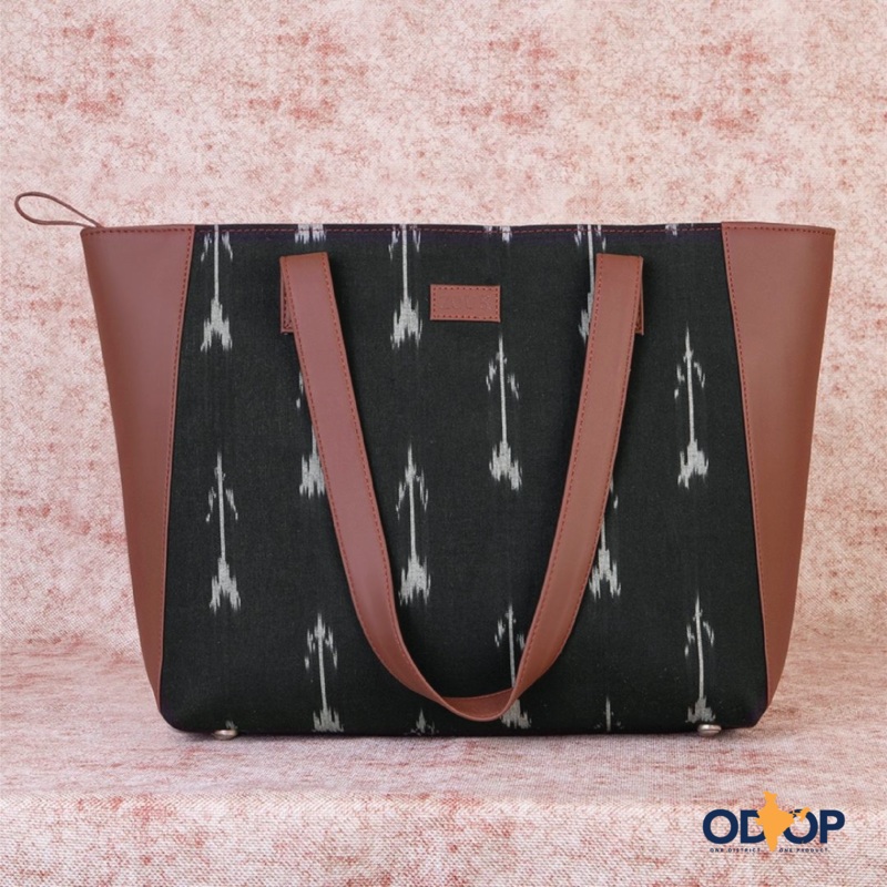 Ikat Arrow Side Tote Bag