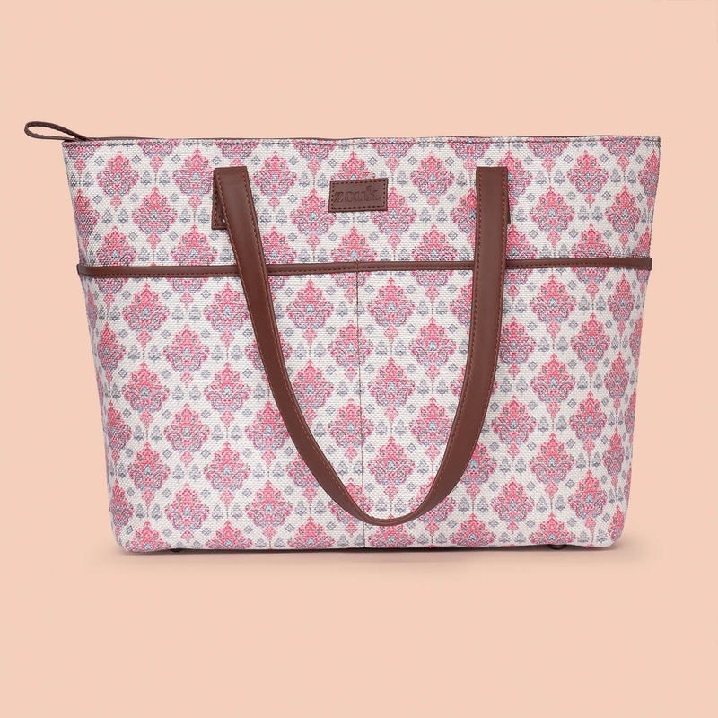 Kashmiri Tulips Tote Bag
