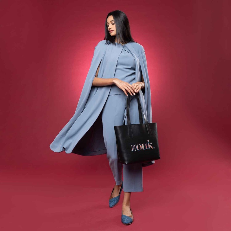 Kovil Blue Signature Tote