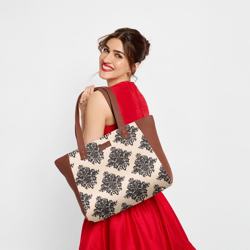 Mughal Motif Side Tote Bag