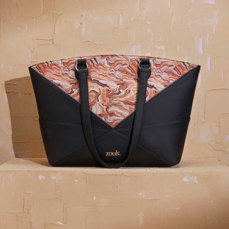 Rhea Kapoor Tote Bag - Nicobar Coral
