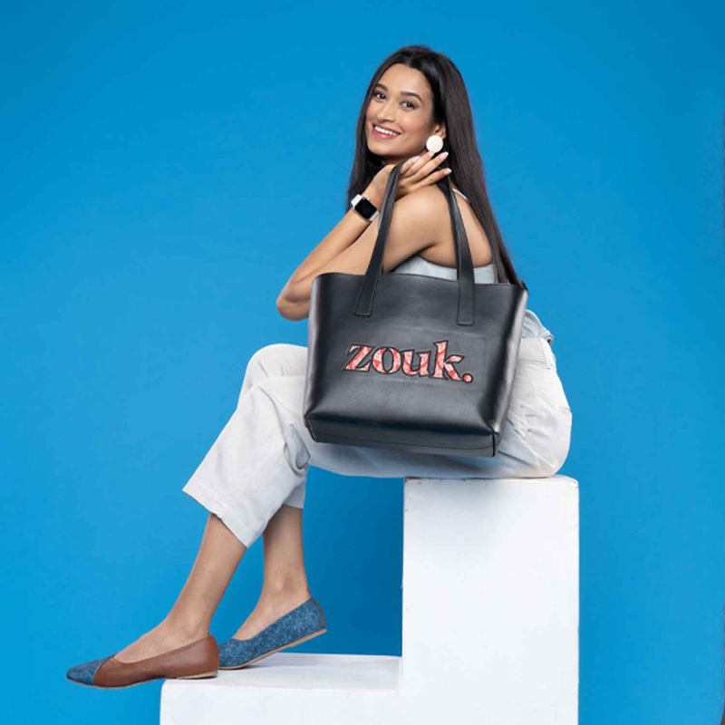 Chanderi Phool Signature Tote