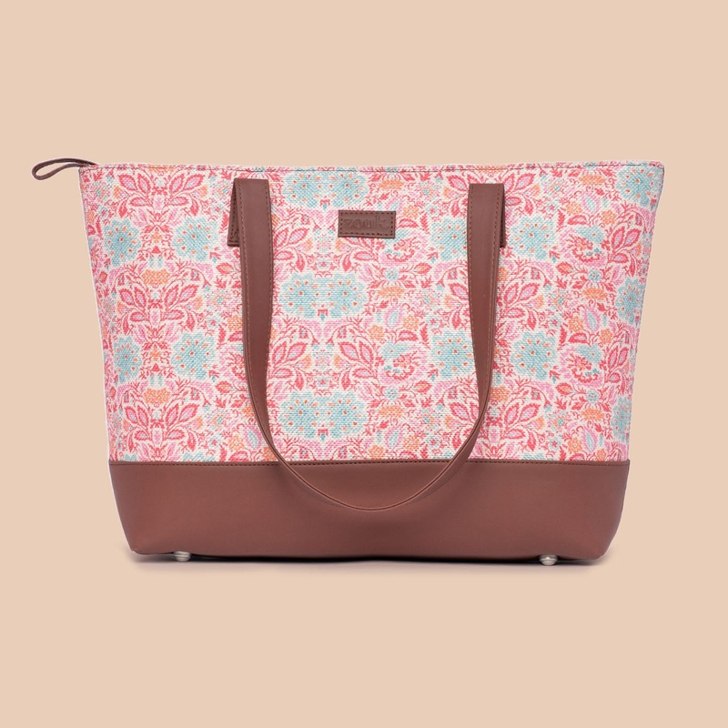 Mangalore Blossoms Shoulder Tote Bag