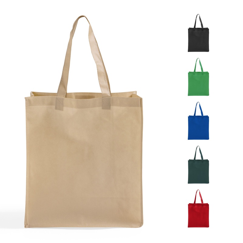 Large Polypropylene Grocery Tote Bag W/Gusset - GN38