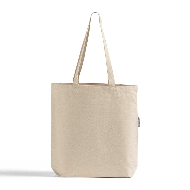 Organic Grocery Canvas Tote Bags W/Gusset - OR210