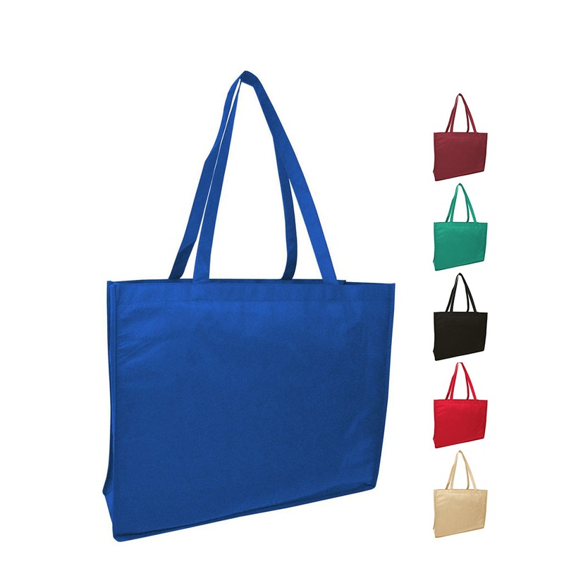250 ct Promotional Large Size Non-Woven Tote Bag - By Case