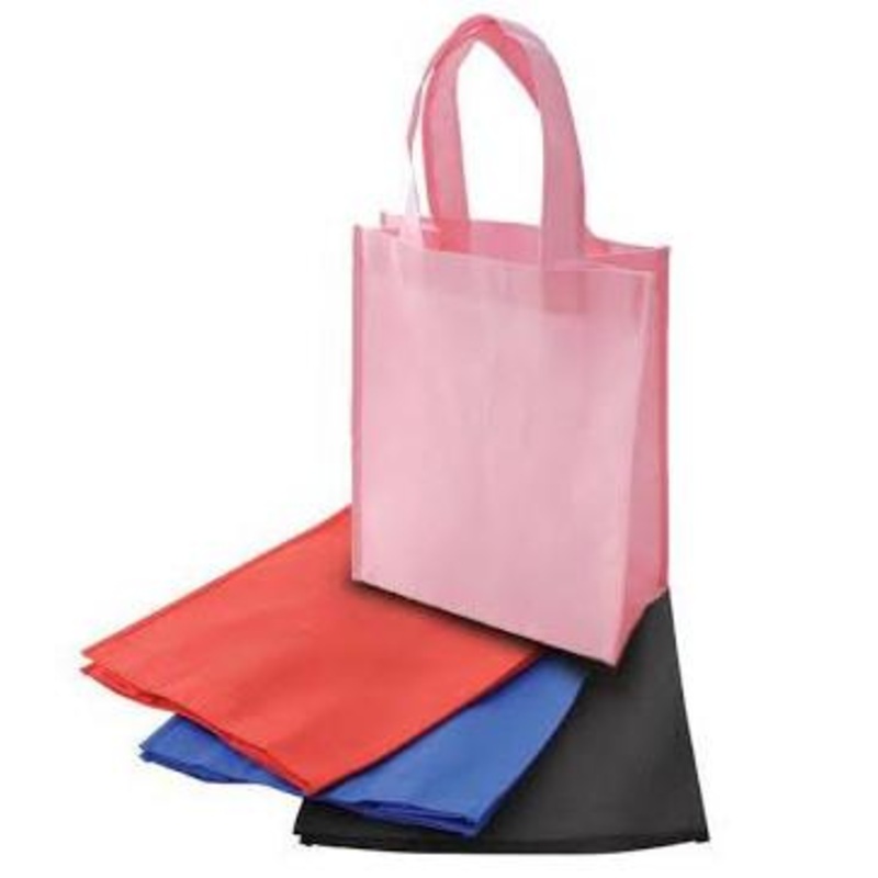 50 ct Non-Woven 8 in Gift Tote Bag / Economy Book Bag - Pack of 50