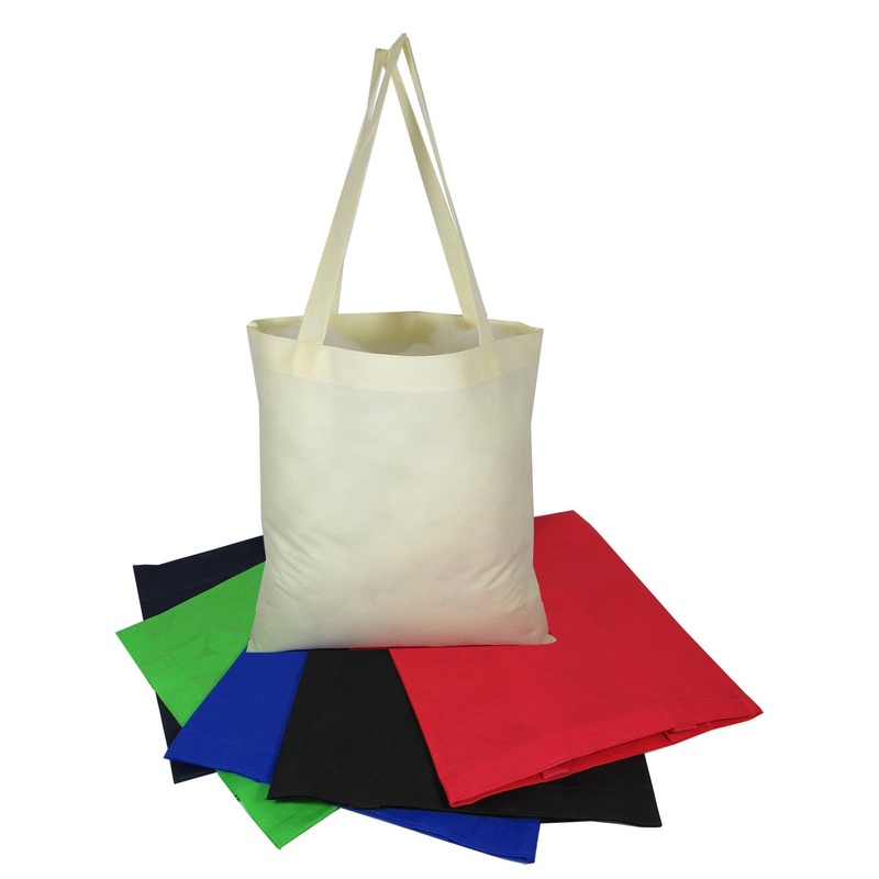 500 ct Promotional Reusable Tote Bags - By Case