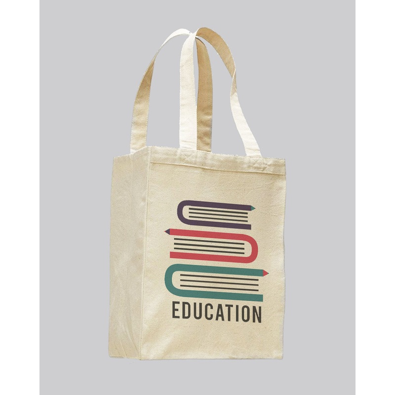 Full Gusset Customized Canvas Tote Bags  / Custom Grocery Tote Bags - TF210