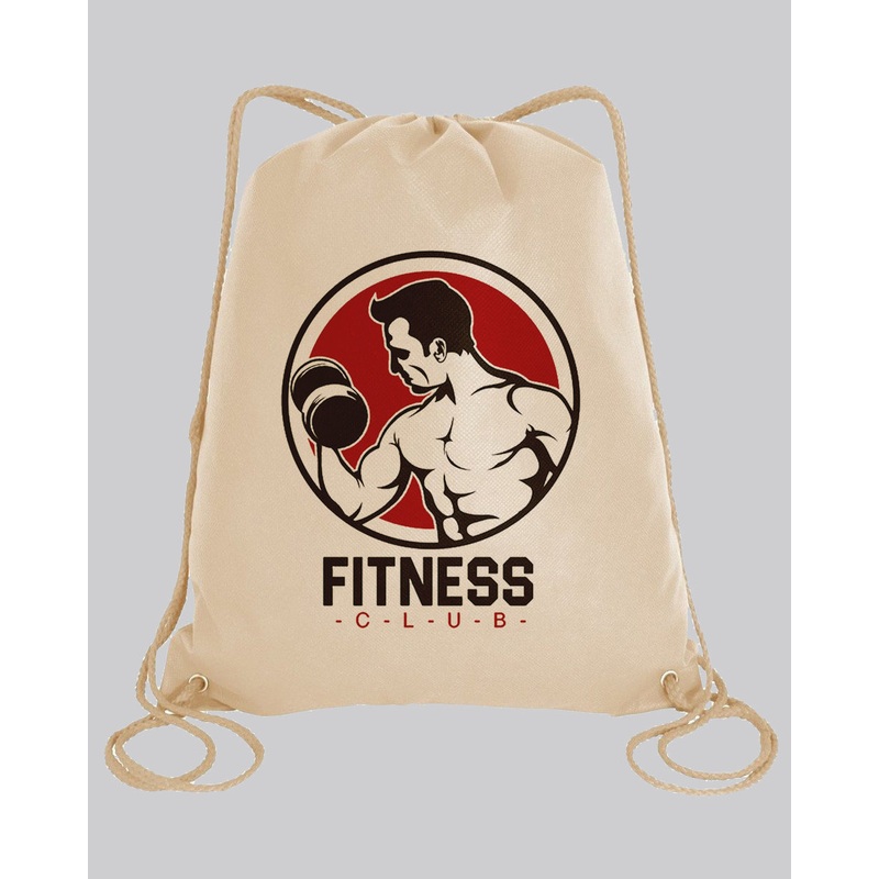 Large Custom Drawstring Backpack Promotional Tote Bags - Customize Tote Bags