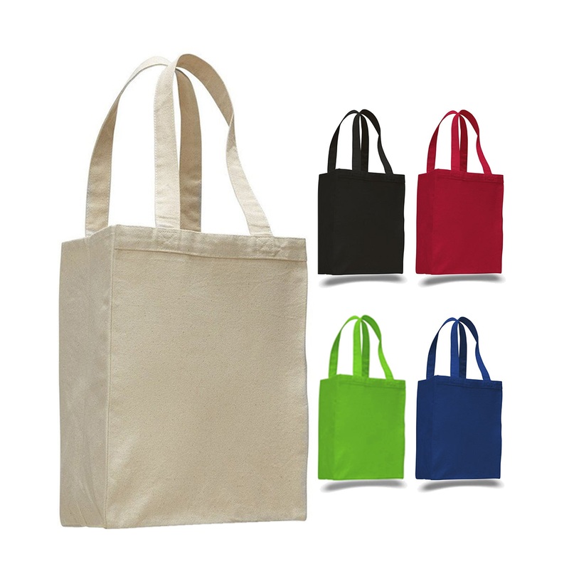 12 ct Heavy Canvas Multipurpose Shopping Tote - By Dozen