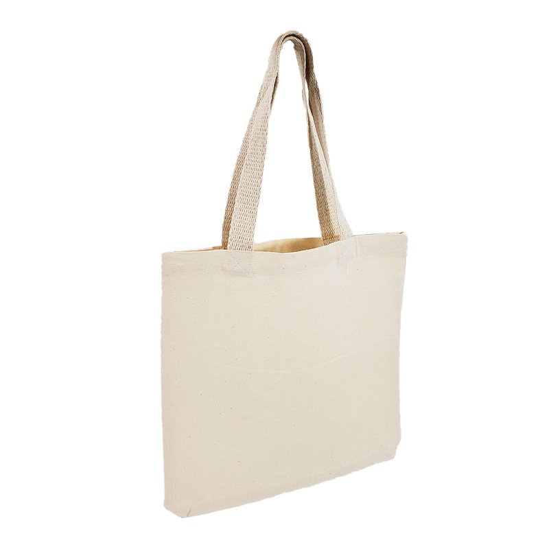 120 ct 12'' Small Canvas Tote Bags/Book Bags - By Case