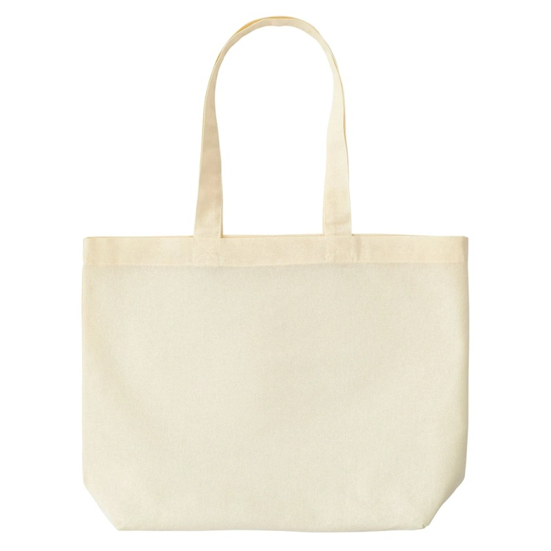 144 ct Large Cotton Basic Grocery Tote Bags - By Case