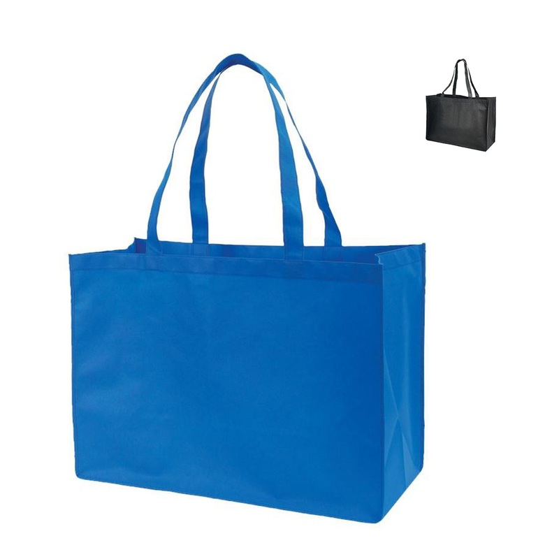 250 ct Jumbo Non-Woven Polypropylene Grocery Tote Bags - GN48 - By Case