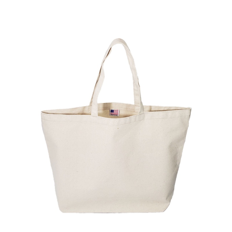 Carry-All Large Canvas Tote Bag - Made in USA