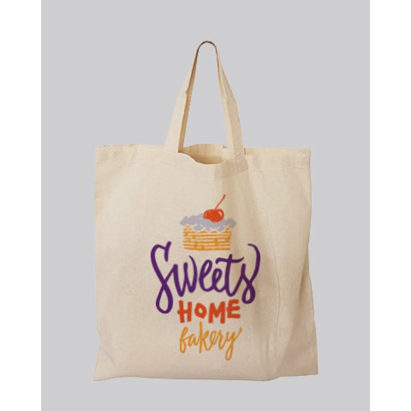 Custom 15 in Short Handle Tote Bags - Tote Bags with Your Logo - TBS15