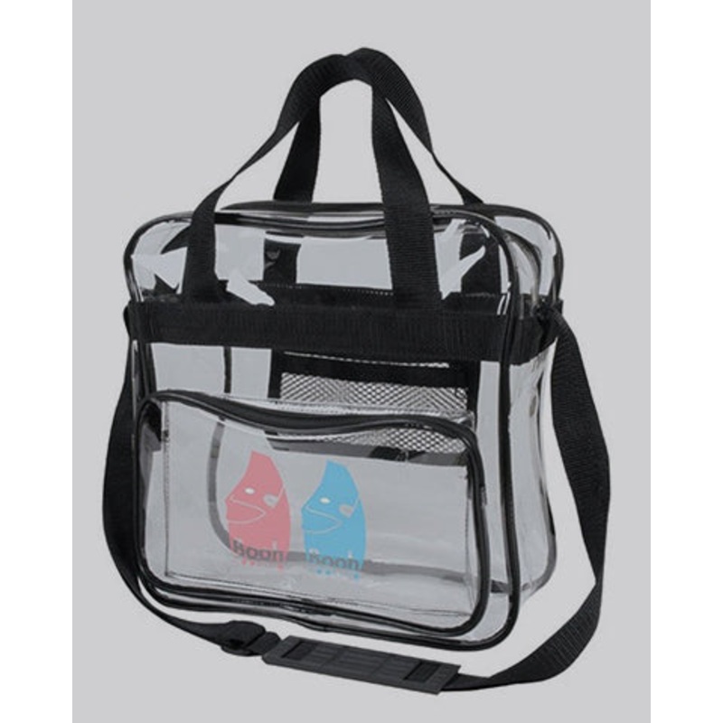 Custom Clear Crossbody Bag / Stadium Clear Bag - With Your Logo - CMB5079