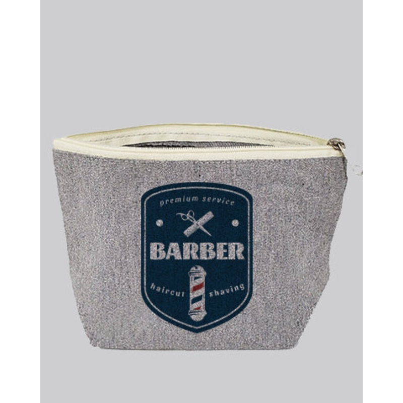 Custom Large Size Recycled Flat Zipper Cosmetic Bags -Recycled Flat Zipper Cosmetic Bag With Your Logo - RC692