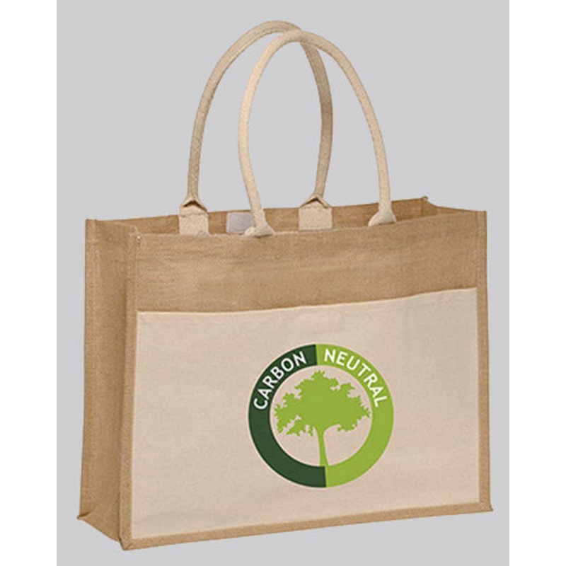 Customized Easy-to-Decorate Jute Tote Bags - Personalized Jute Tote Bags With Your Logo - TJ314
