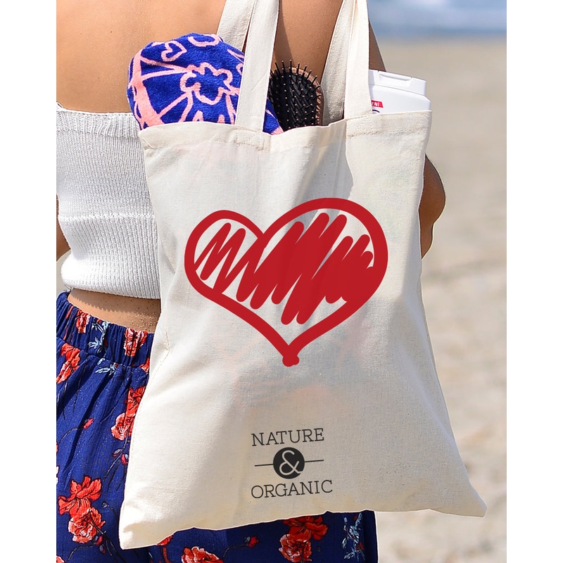 Love Drawing - Valentine's Tote Bag