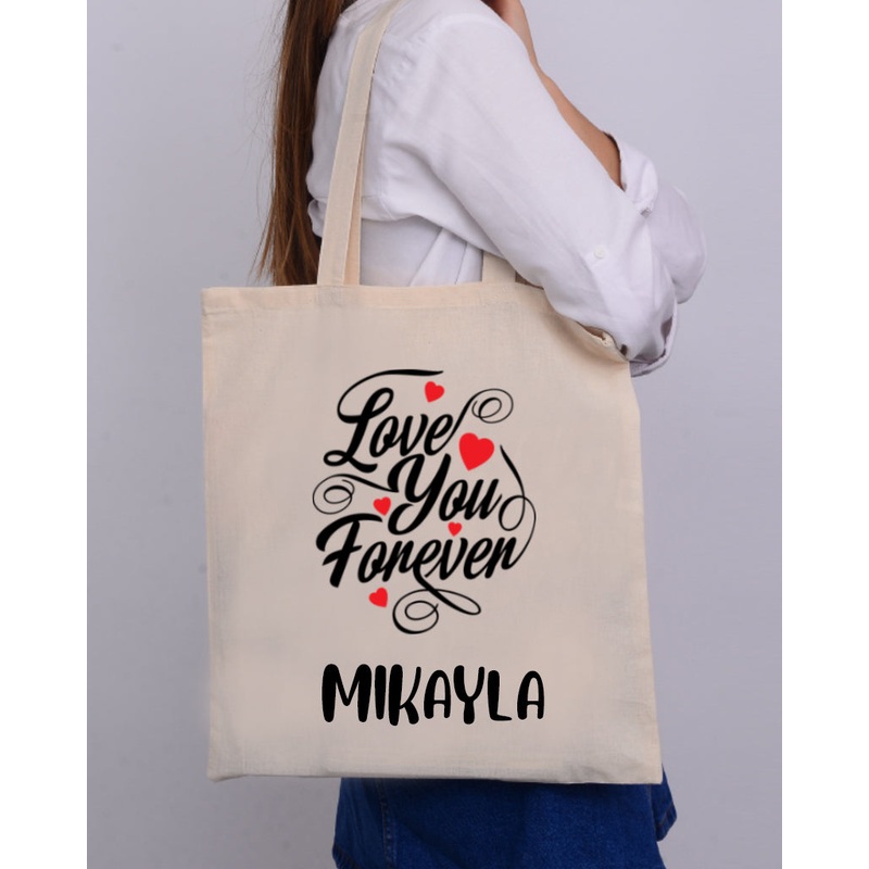 Love You Forever - Valentine's Tote Bag