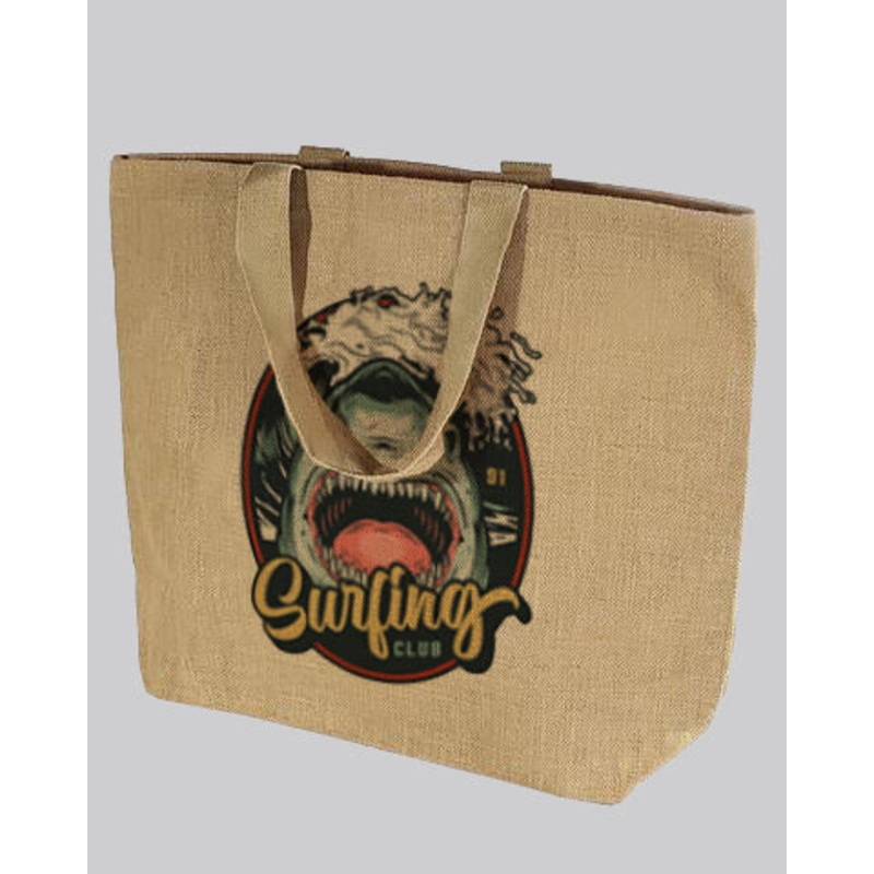Oversize Jute Bags Customized - Personalized Oversize Jute With Your Logo - TJ899