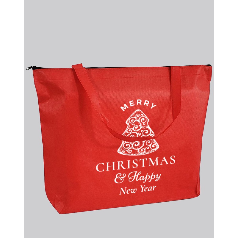 Zippered Promo Convention With Your Logo - Promotional Gusset Tote Bags