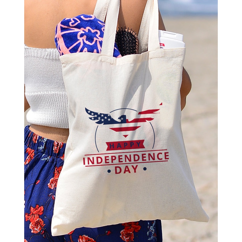 American Eagle Tote Bag - 4th Of July Tote Bags