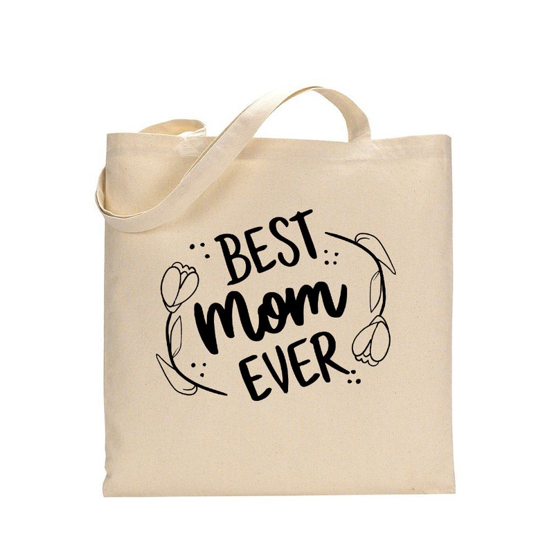 Best Mom Ever Customizable Tote Bag - Mother's Tote Bags