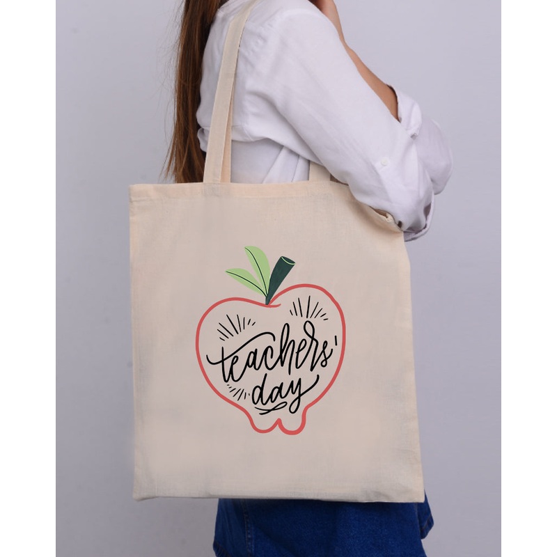 Big Apple Customizable Tote Bag- Teacher's Tote Bags