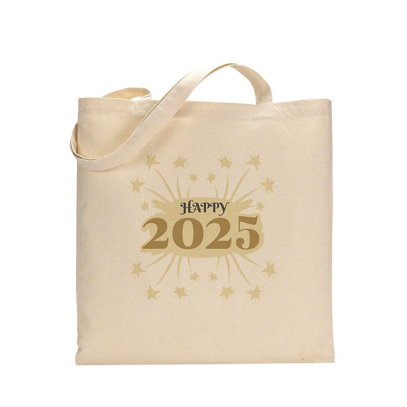 Happy 2025 Tote Bag - New Year's Tote Bags