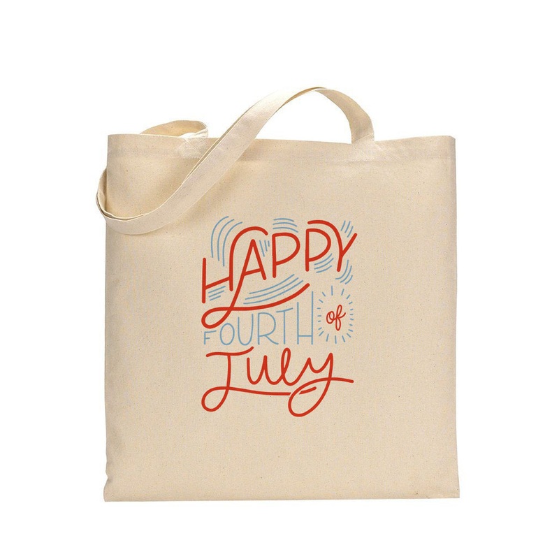 Happy Fourth July Tote Bag - 4th Of July Tote Bags
