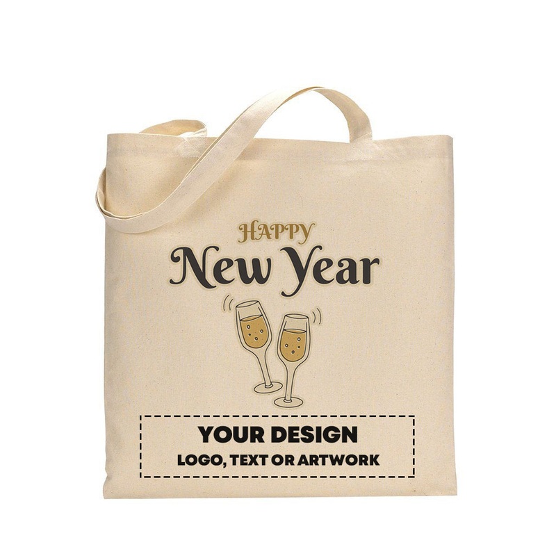 Happy New Year Cheers Tote Bag - New Year's Tote Bags