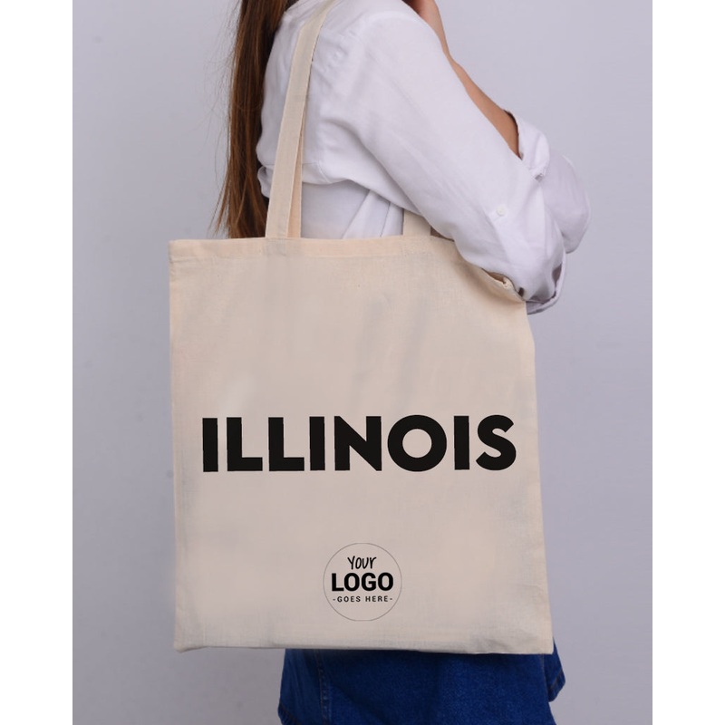 Illinois Tote Bag - State Tote Bags