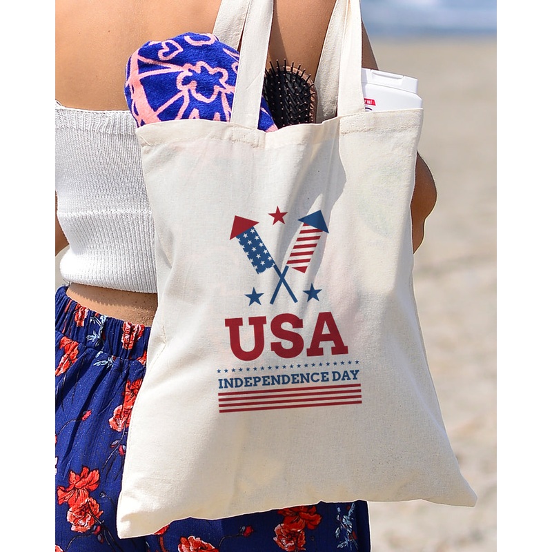 Let's Celebrate Tote Bag - 4th Of July Tote Bags