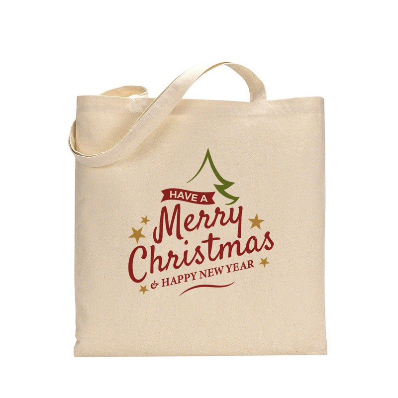 Merry Christmas Happy New Year Tote Bag - Christmas Bags