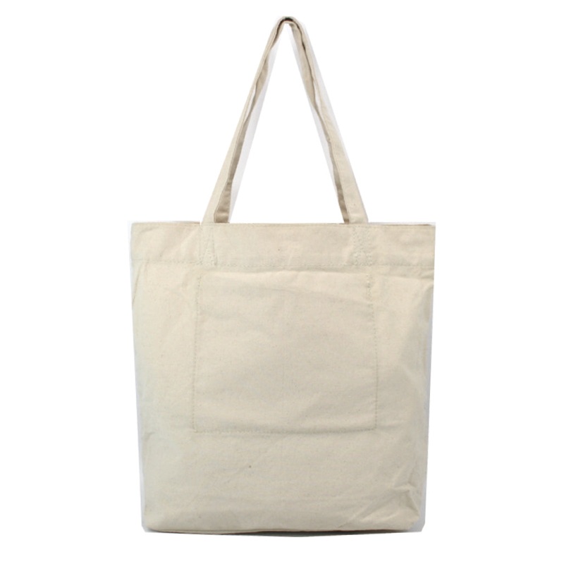12 ct Eco Friendly Recycled Cotton Canvas Tote Bag w/Full Gusset - By Dozen