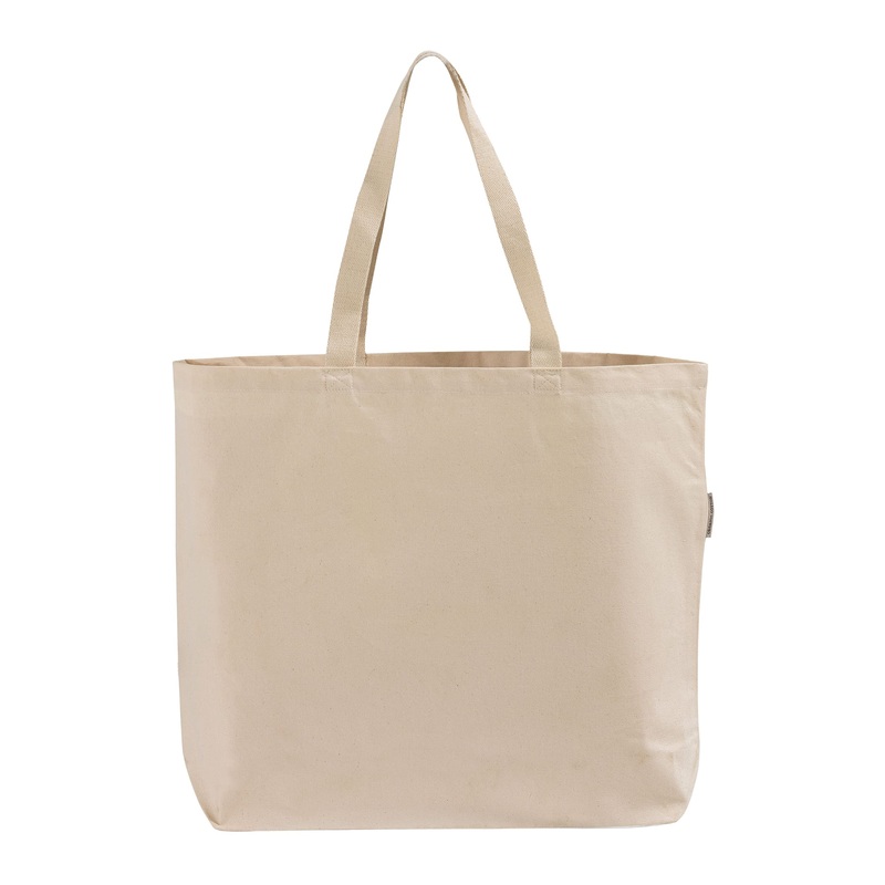 20 in Large Organic Canvas Shopping Tote Bags - OR260