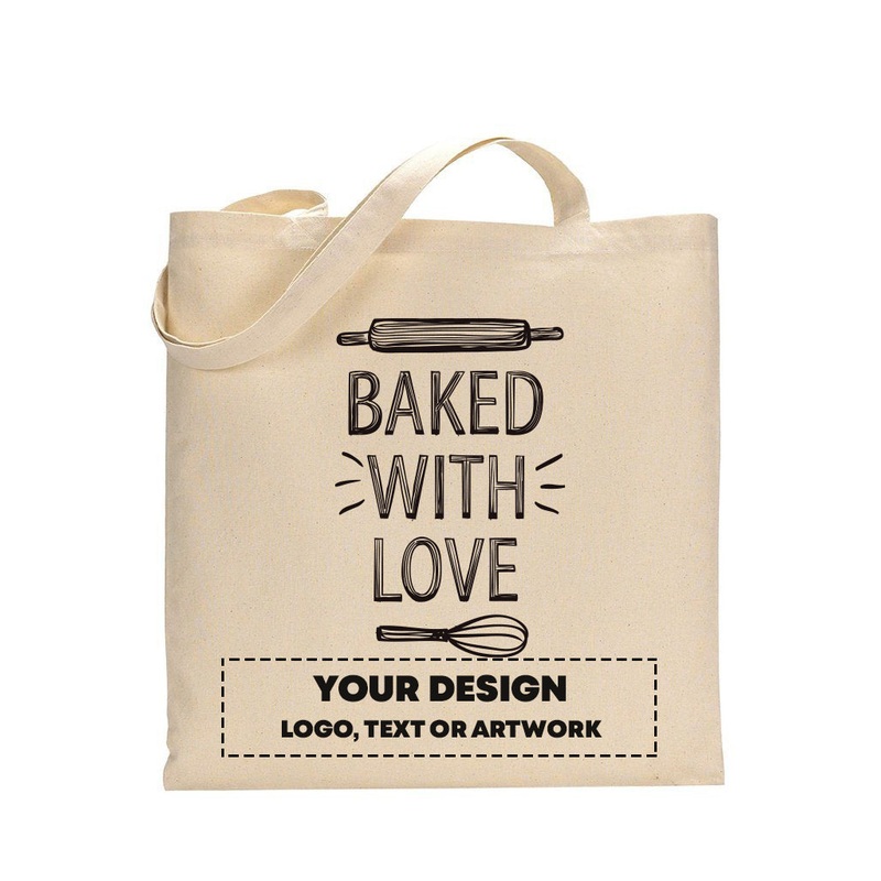 Baked With Love Design - Bakery Tote Bags