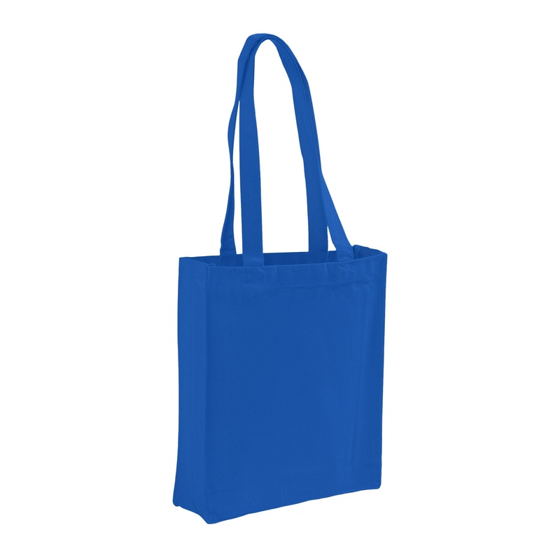 Closeout Affordable Canvas Tote Bag / Book Bag with Gusset - TF220