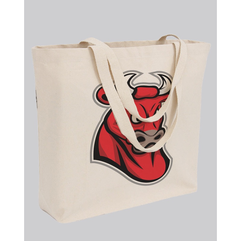 Custom Large Organic Canvas Shopping Tote Bags - Organic Tote Bags With Your Logo - OR260