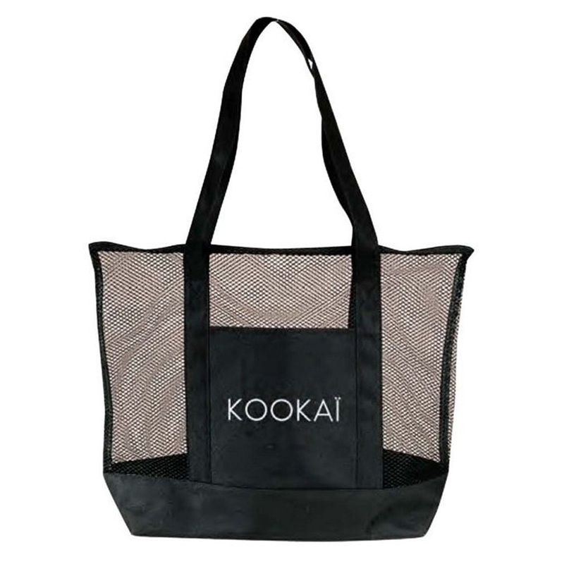 Custom Value Zippered Double Mesh Tote Bag - Sublimation Tote Bags With Your Logo - BS159