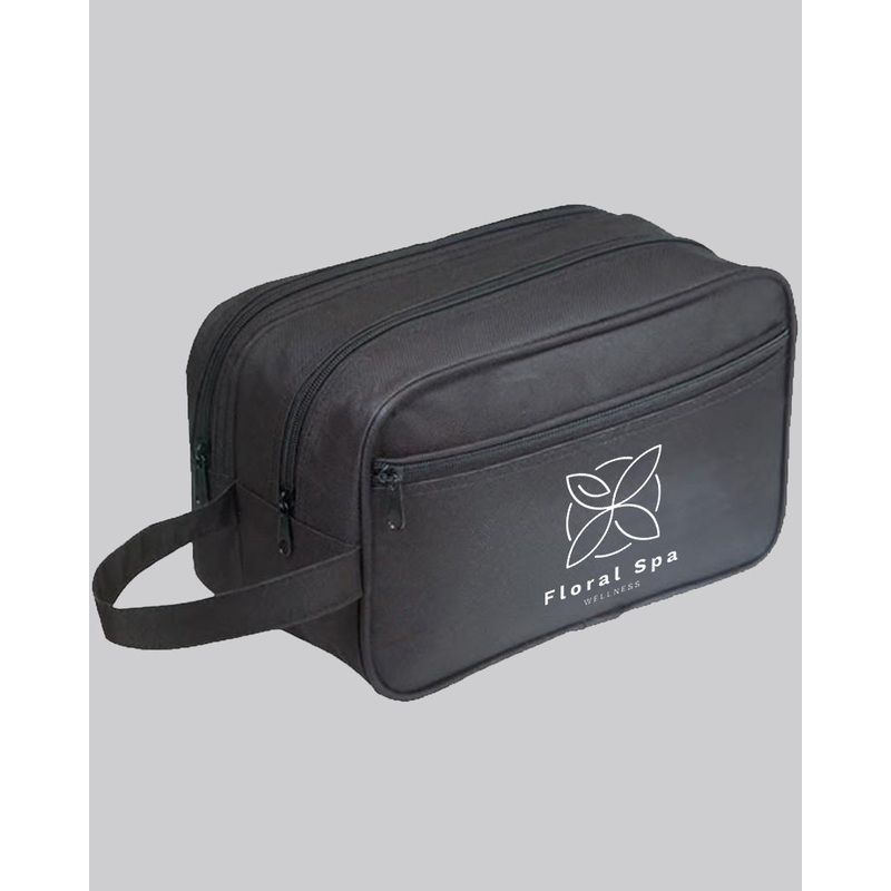 Customized Large Double Travel Kit - Personalized Travel Kit With Your Logo - 1052