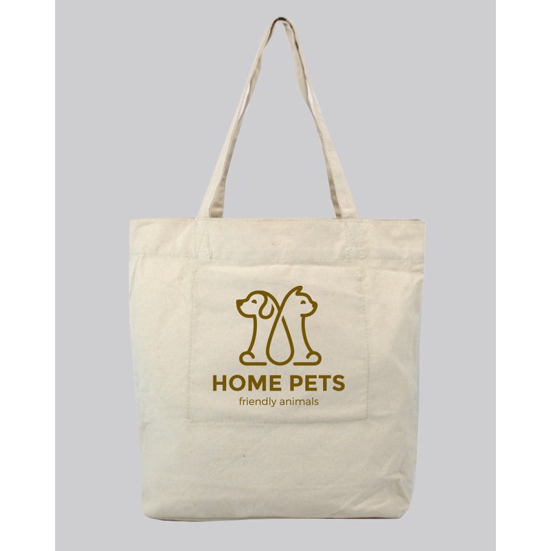 Eco Friendly Recycled Cotton Canvas Tote Bag - Recycled Tote Bags With Your Logo - RC241