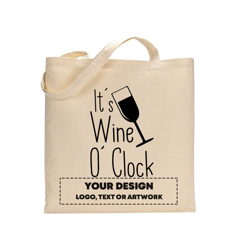 It's Wine O'Clock Design - Winery Tote Bags