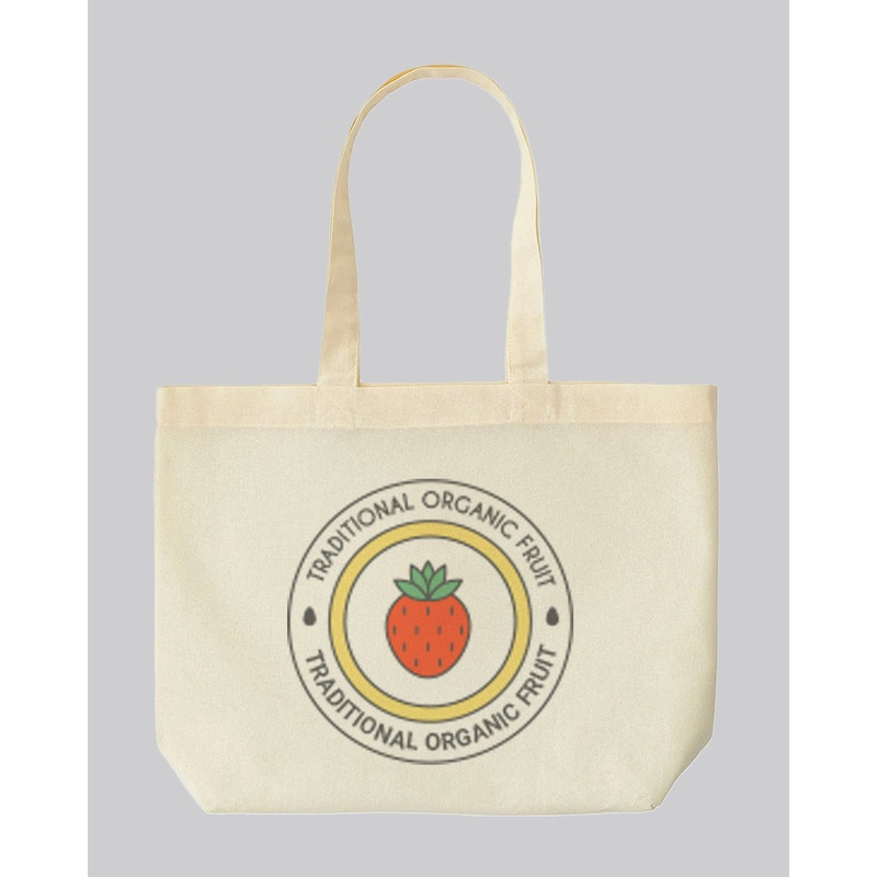 Large Cotton Basic Grocery Tote Bags Customized - Personalized Tote Bags With Your Logo - TG160