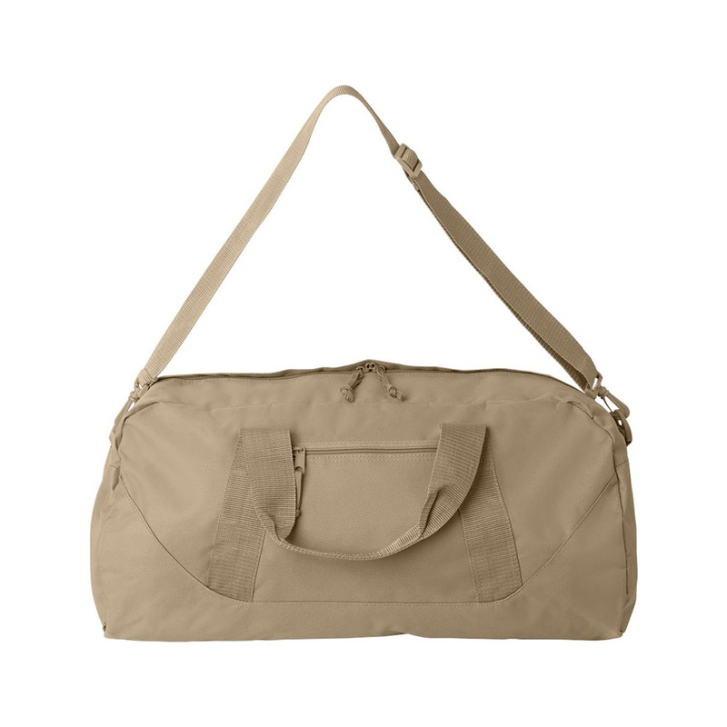Large Eco-Conscious Recycled Polyester Duffel Bag