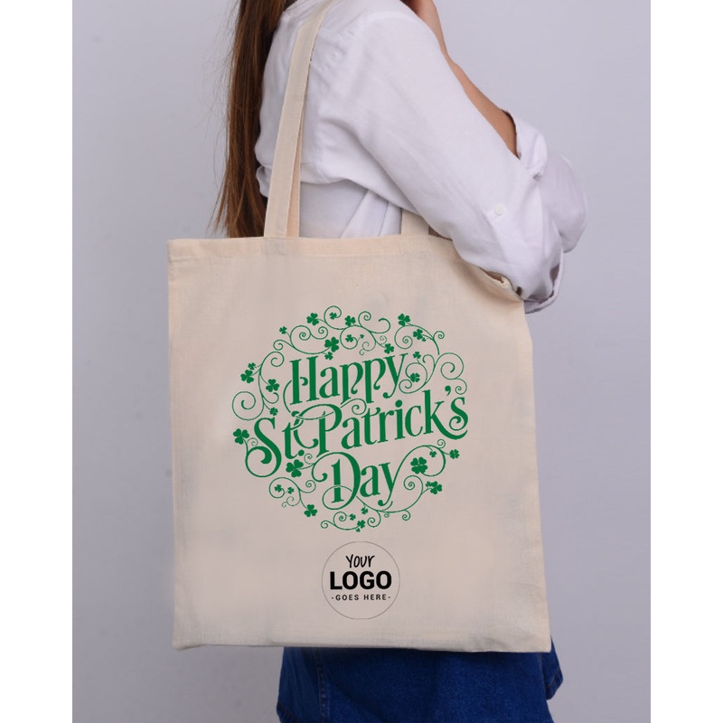 Leaf Globe Happy St Patrick's Day - St Patrick's Tote Bag
