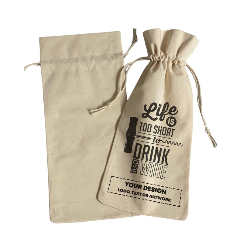 Life is Short to Drink Bad Wine - Winery Tote Bags