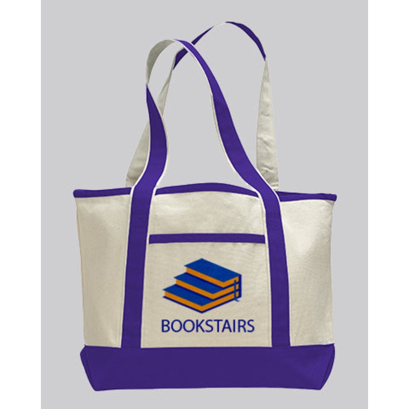 Medium Size Heavy Canvas Deluxe Tote Bags Customized - Personalized Tote Bags With Your Logo - TG258 - Alternative Colors